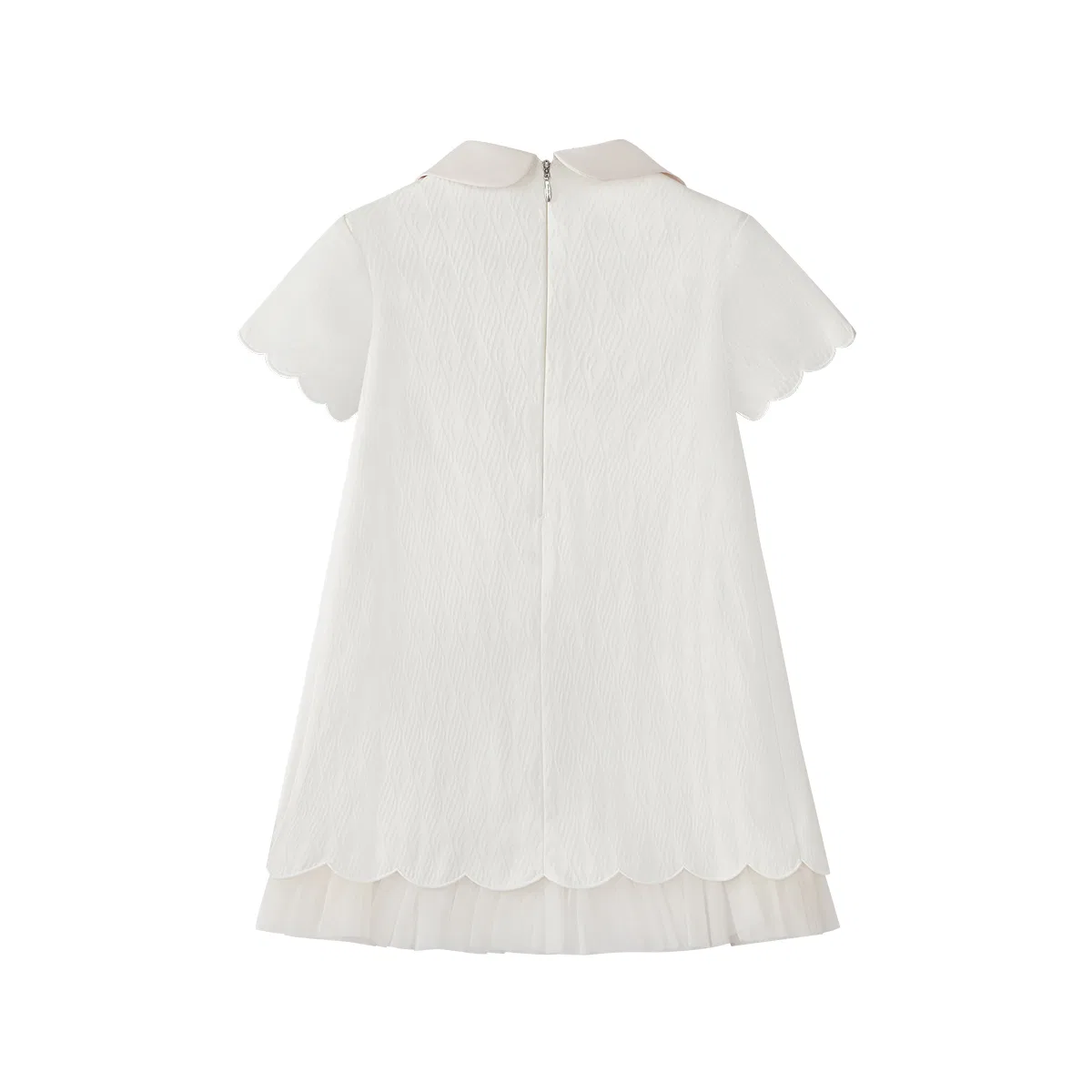 Детское платье для девочек с воротником-питерпэн FILA KIDS, Cloud White — фото 3