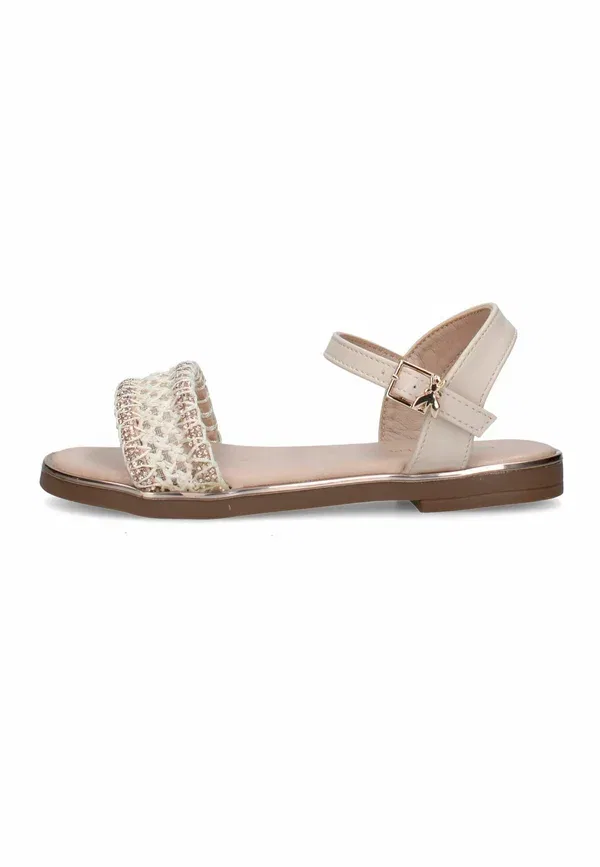 Сандалии с пряжкой Pk321 Patrizia Pepe Beige, бежевый