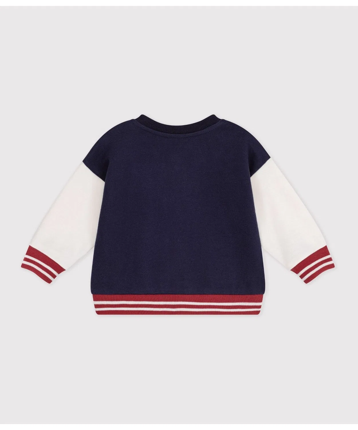 Детский свитшот-блузон с принтом Blue系 PETIT BATEAU, Blue — фото 3