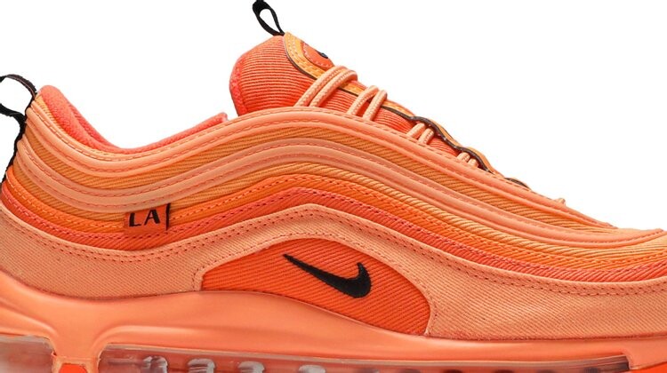 Кроссовки Nike Air Max 97 GS 'City Special - Los Angeles', оранжевый — фото 3