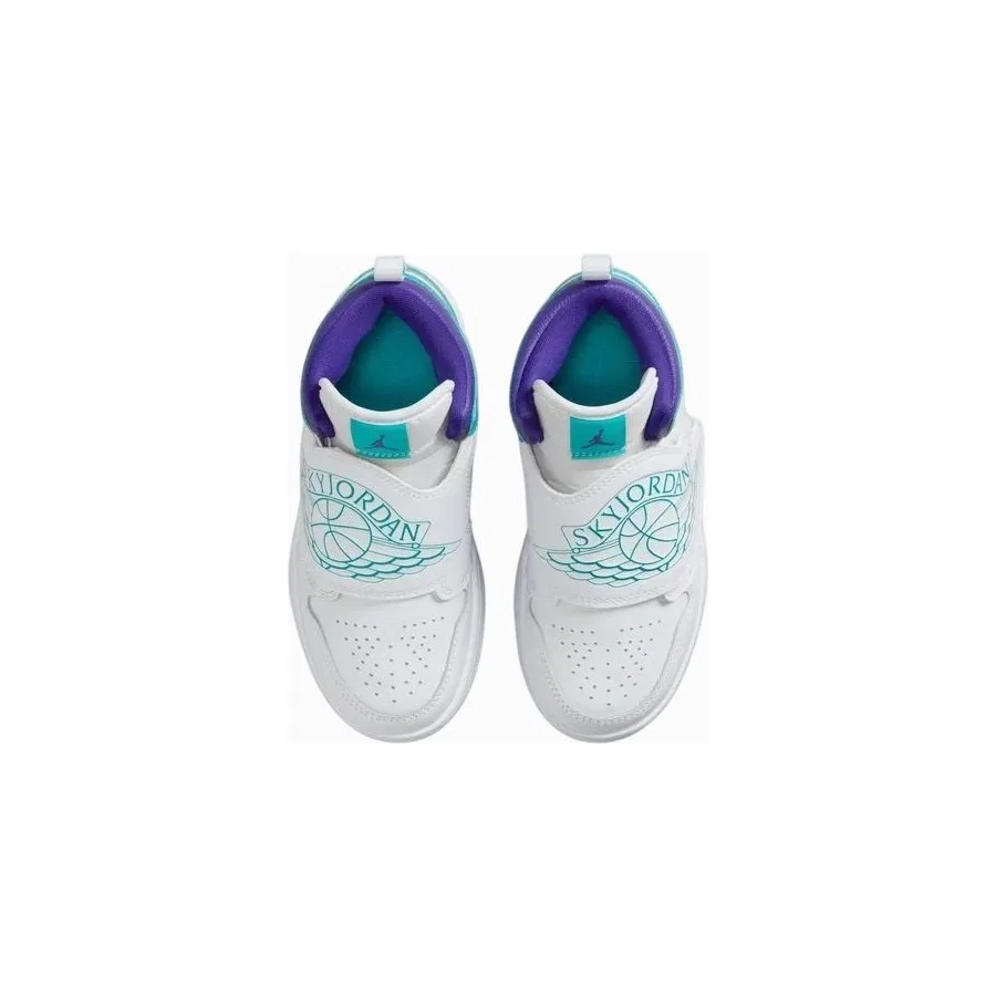 Детские кроссовки Nike Sky Jordan 1 (PS), Белый — фото 4