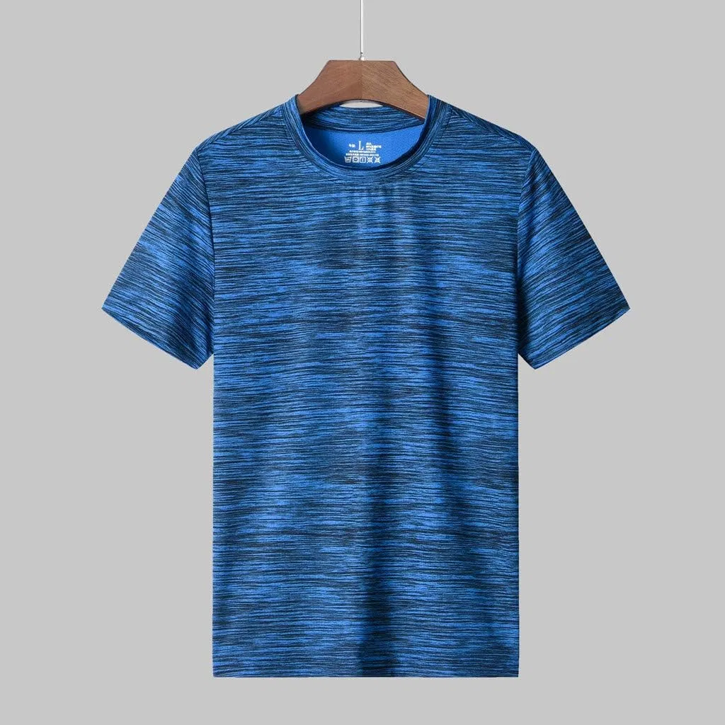 Мужская футболка с круглым вырезом быстросохнущая Athletic, Blue — фото 4