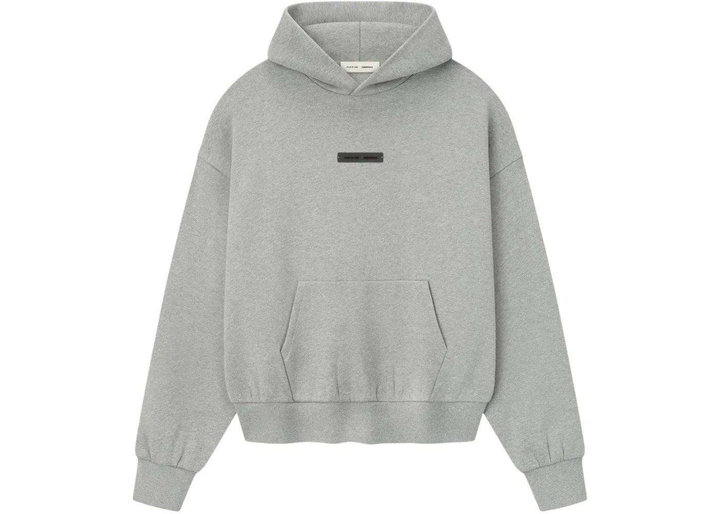 Мужской худи с длинным рукавом Fear of God Essentials Classic Fleece Hoodie Fear of God, Concrete Heather