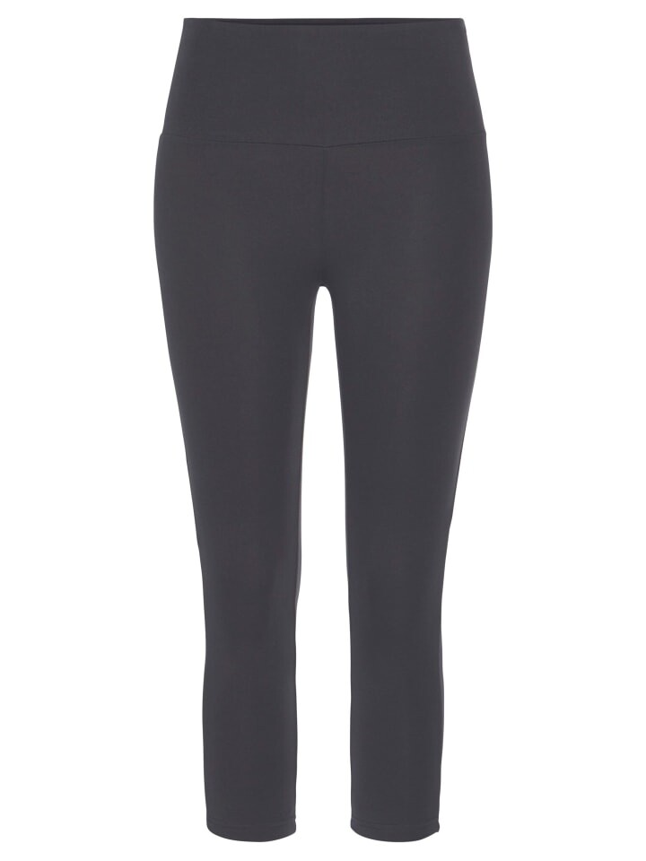 

Леггинсы LASCANA, антрацит, Серый, Леггинсы LASCANA, антрацит