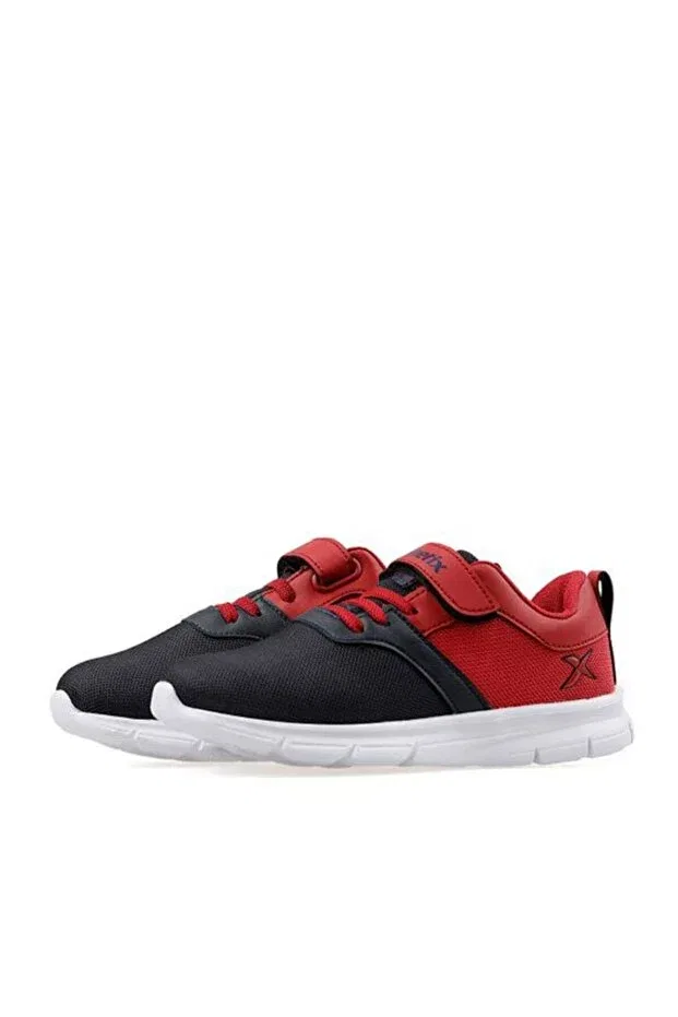 Детские ботинки для мальчиков на липучке Kinetix, Navy Blue Red — фото 2
