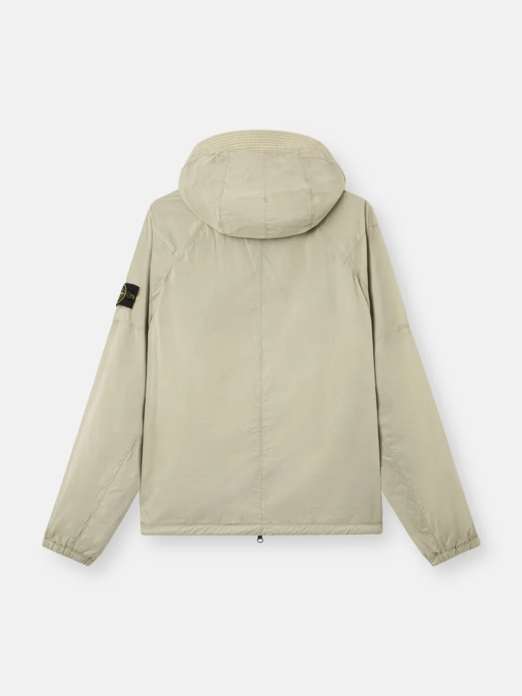 Мужская куртка с капюшоном  Stone Island With Anti-drop Finish, песочный — фото 4