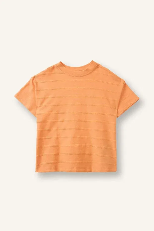 Детская футболка для мальчиков хлопковая с коротким рукавом Defacto, Orange-Og81