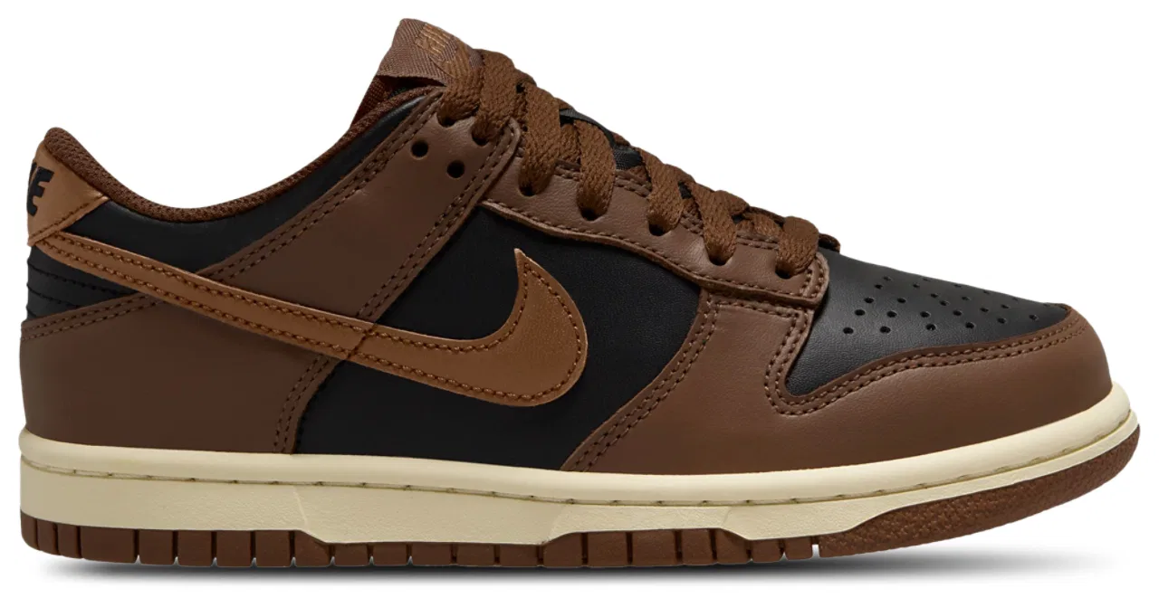 Кроссовки для мальчиков Dunk Low Nike, цвет Black/British Tan