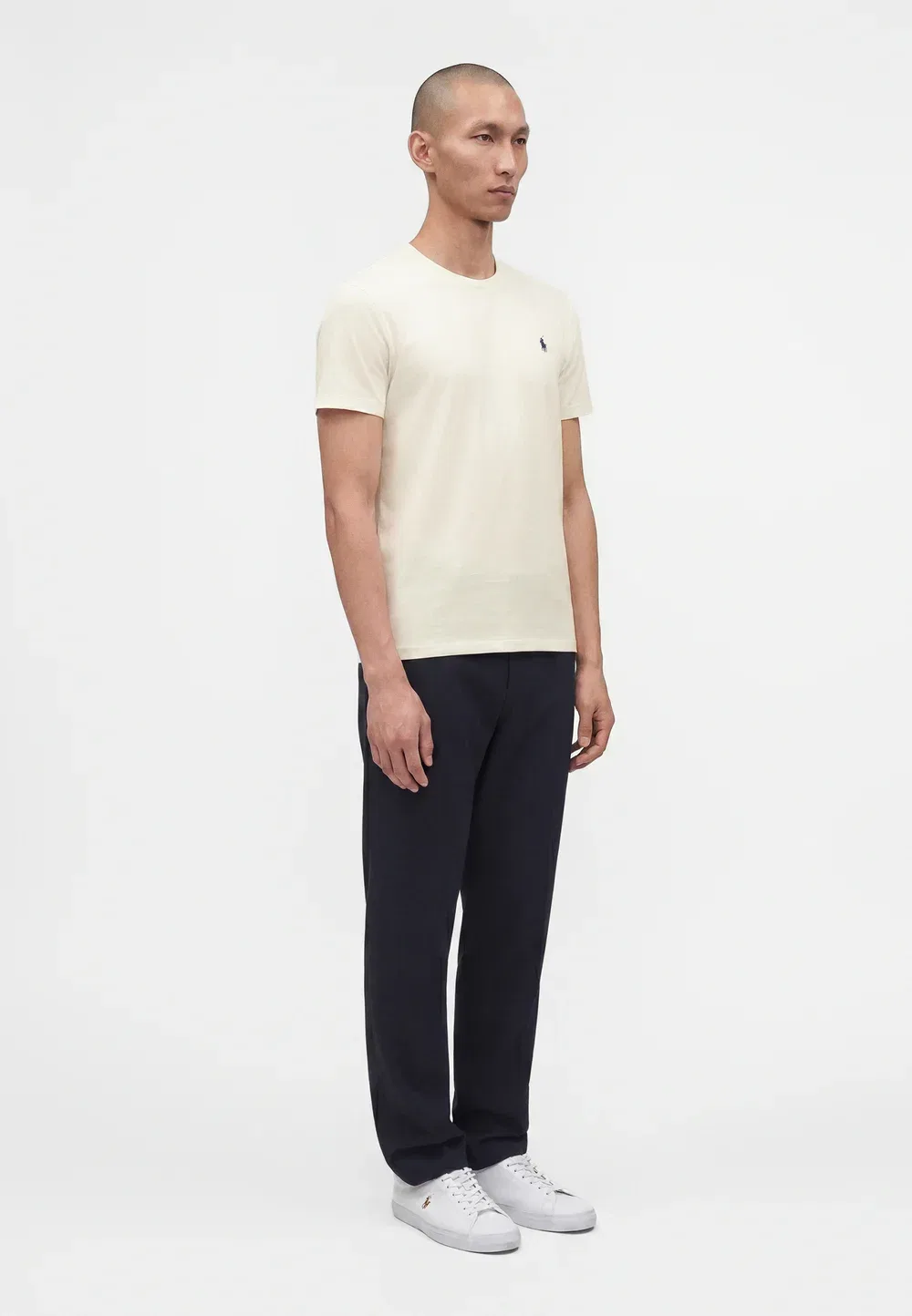 Футболка с коротким рукавом - базовая модель Polo Ralph Lauren, Pale Cream — фото 4