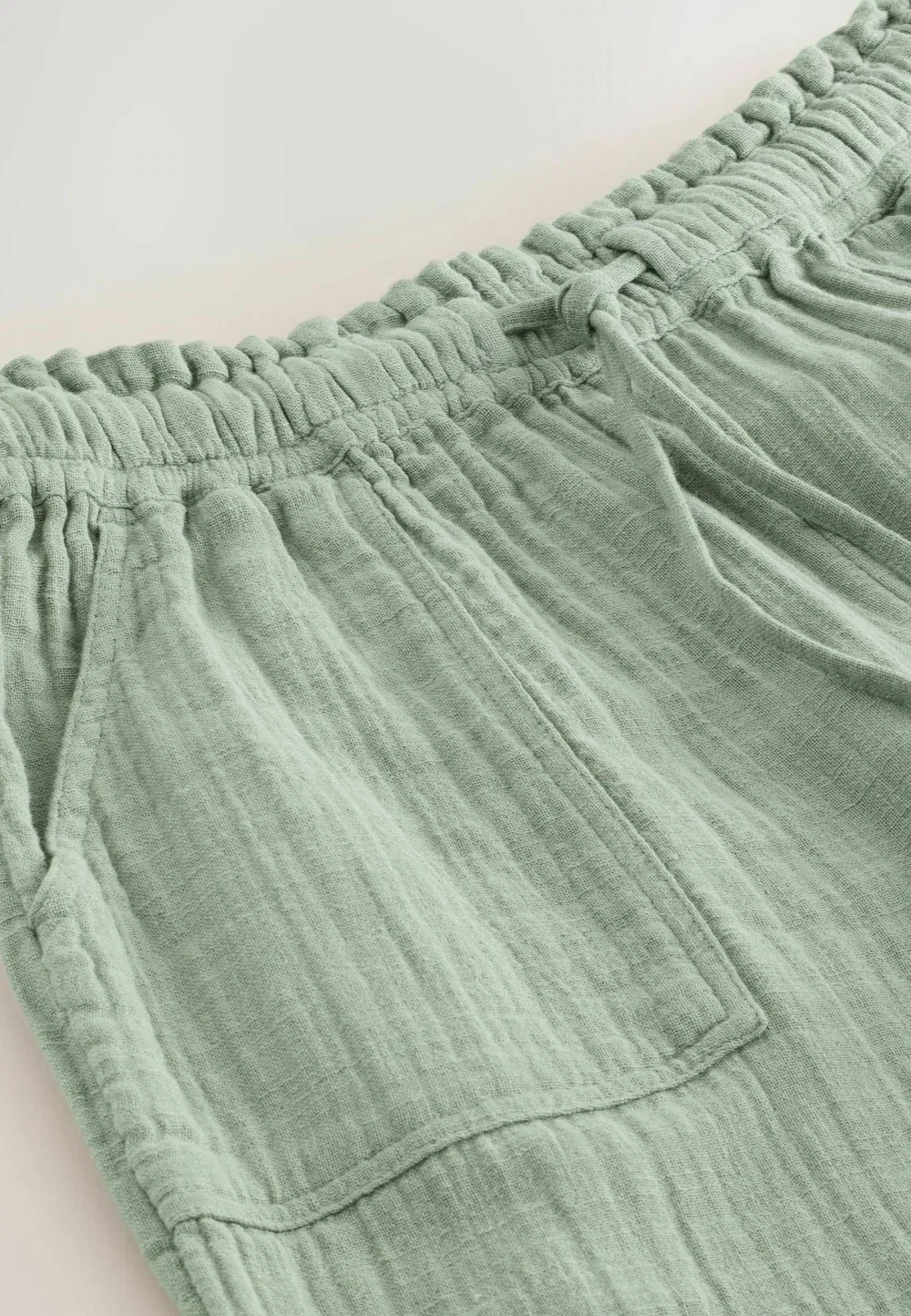 Брюки-Баллоны из двойной ткани, крой для высоких людей Next, Sage Green — фото 2