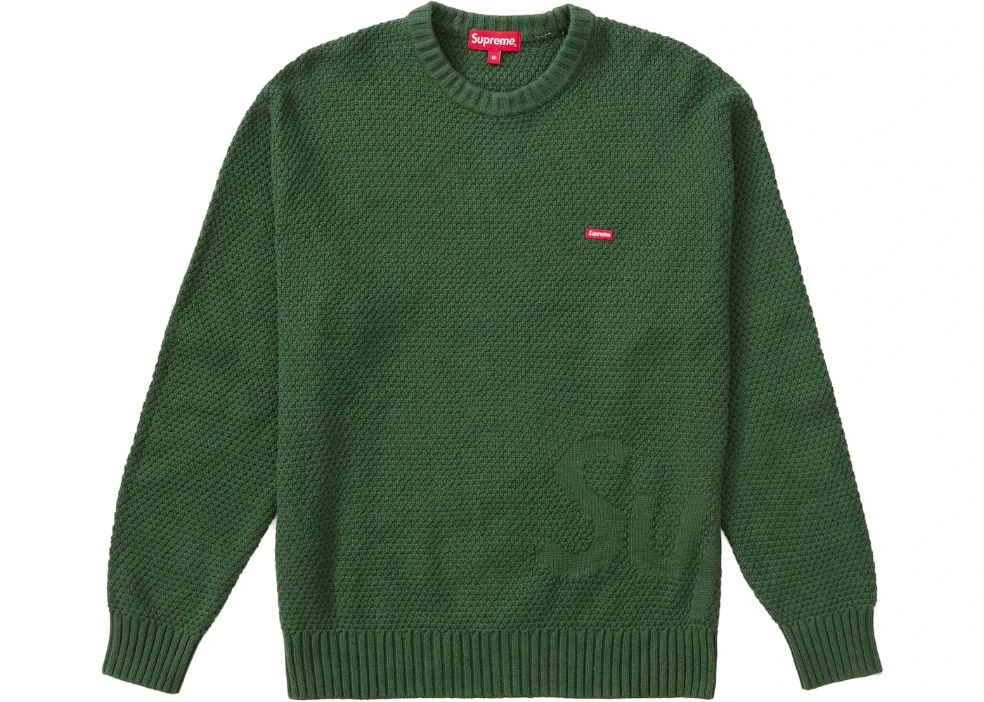 Мужской свитер с текстурой Small Box Supreme, Green