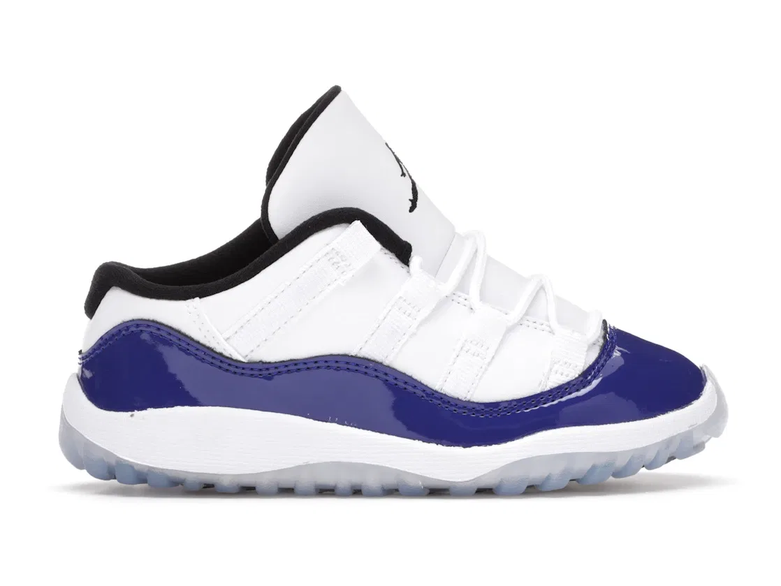 Детские кроссовки Lifestyle Jordan 11 Retro Low Jordan, White/Black-Concord