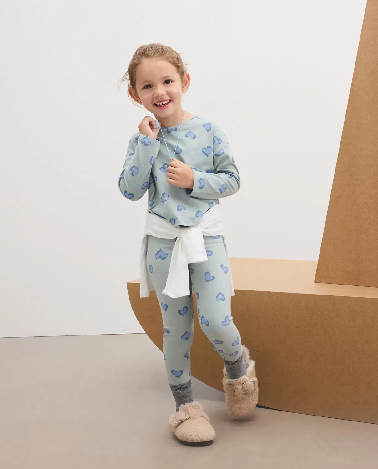 Детский комплект леггинсов для девочек гладких и с принтом Kids El Corte Inglés, Multicolor