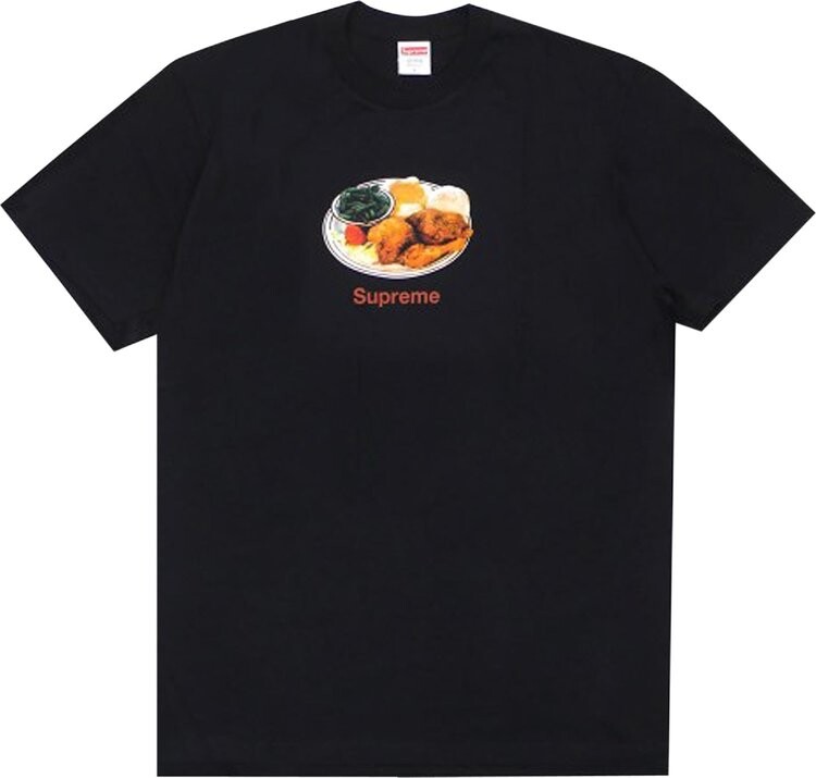 

Футболка Supreme Chicken Dinner Tee 'Black', черный