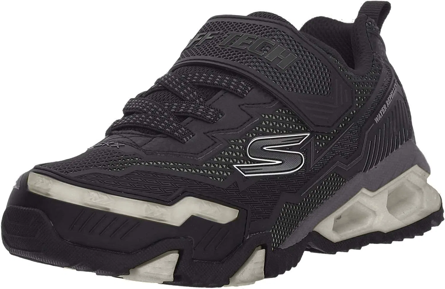Детские кроссовки для мальчиков Hydro Lights Skechers, Black/Blue/Lime
