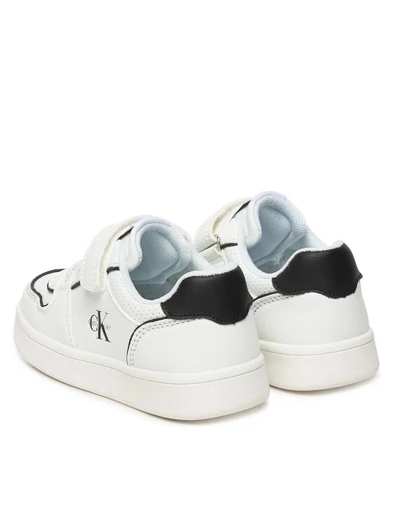 Кроссовки Low Cut Lace-Up/Velcro Calvin Klein, белый — фото 3
