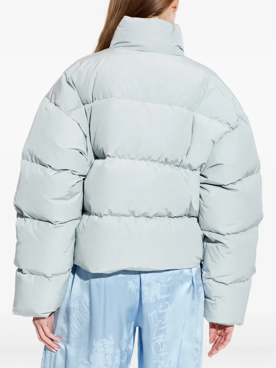 Стеганая куртка серого цвета Balenciaga, серый — фото 2