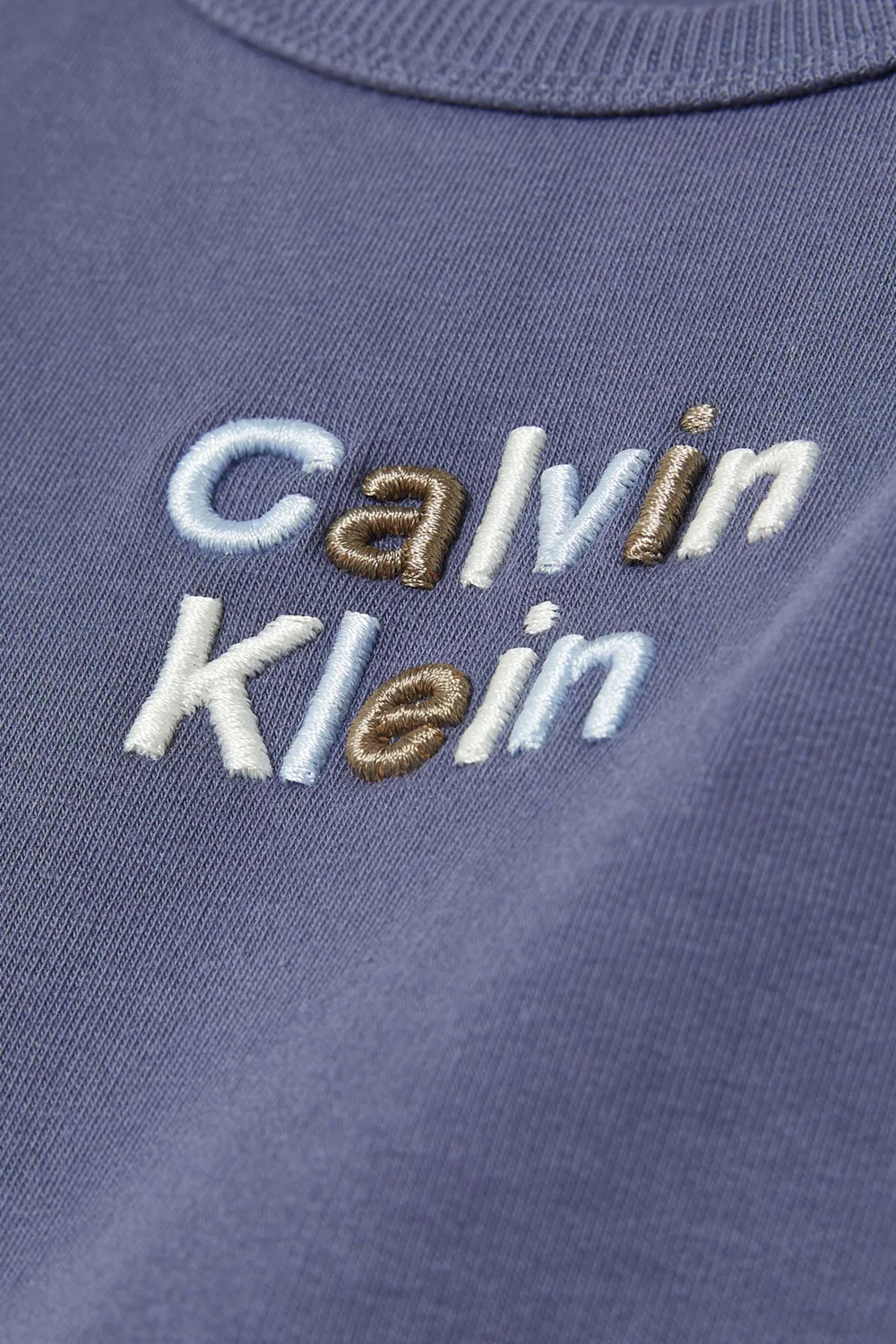 Комплект спортивный из хлопка Match Back Calvin Klein, синий — фото 4