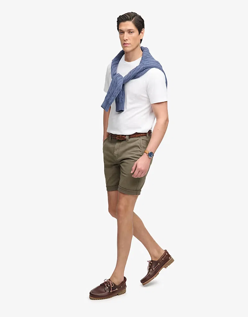 Шорты-чиносы Superdry Utility луковый лук — фото 2