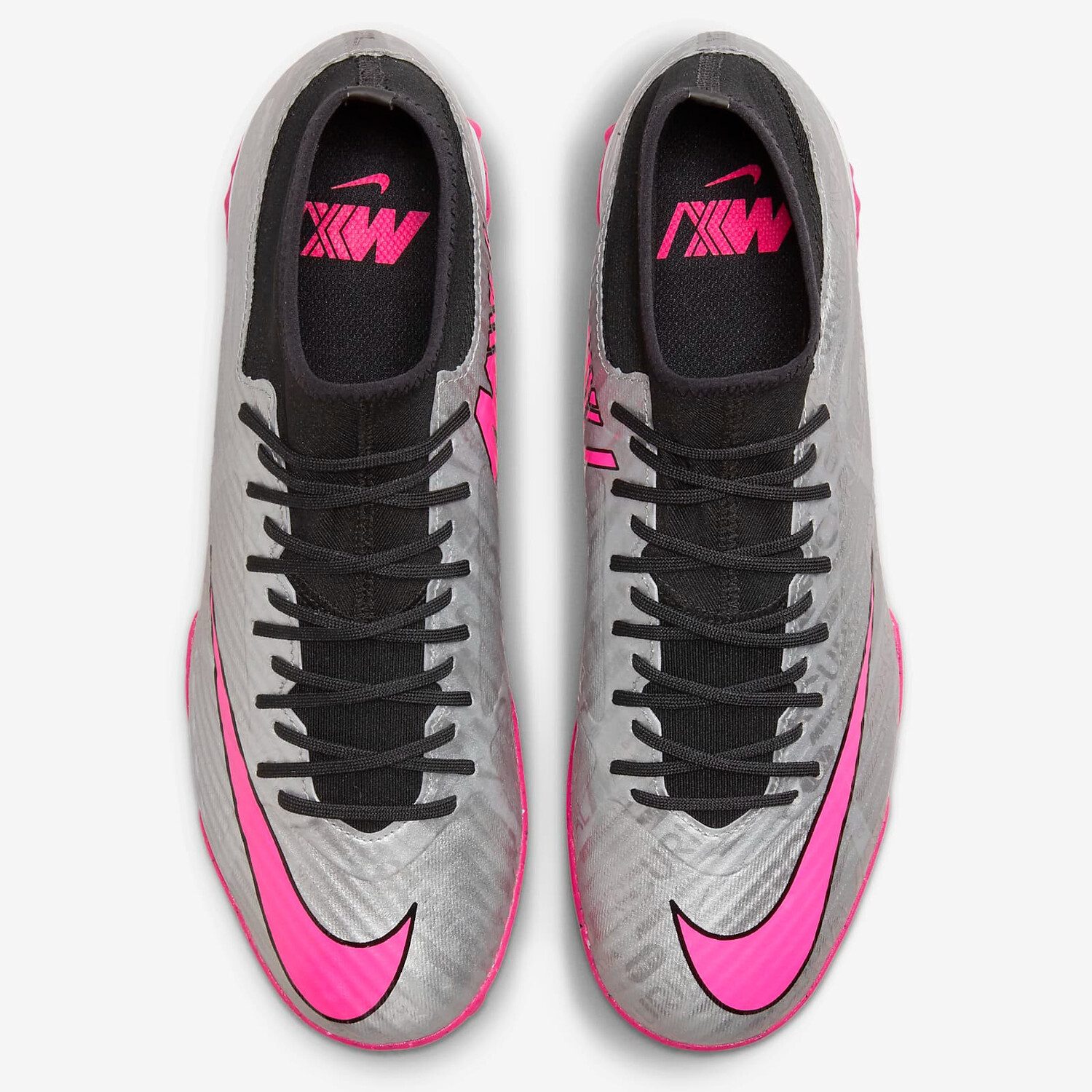 Бутсы Nike Zoom Mercurial Superfly 9 Academy XXV TF Turf Soccer, серебристый/мультиколор — фото 3