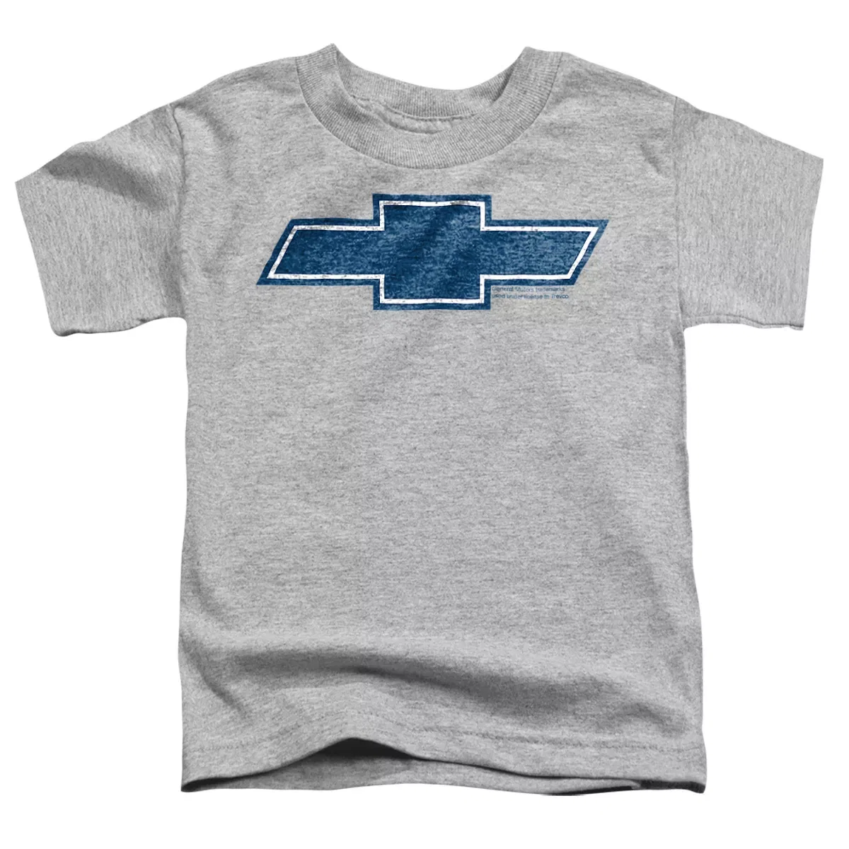 Детская футболка для мальчиков с принтом Chevrolet Simple Vintage Bowtie Chevrolet, Athletic Heather