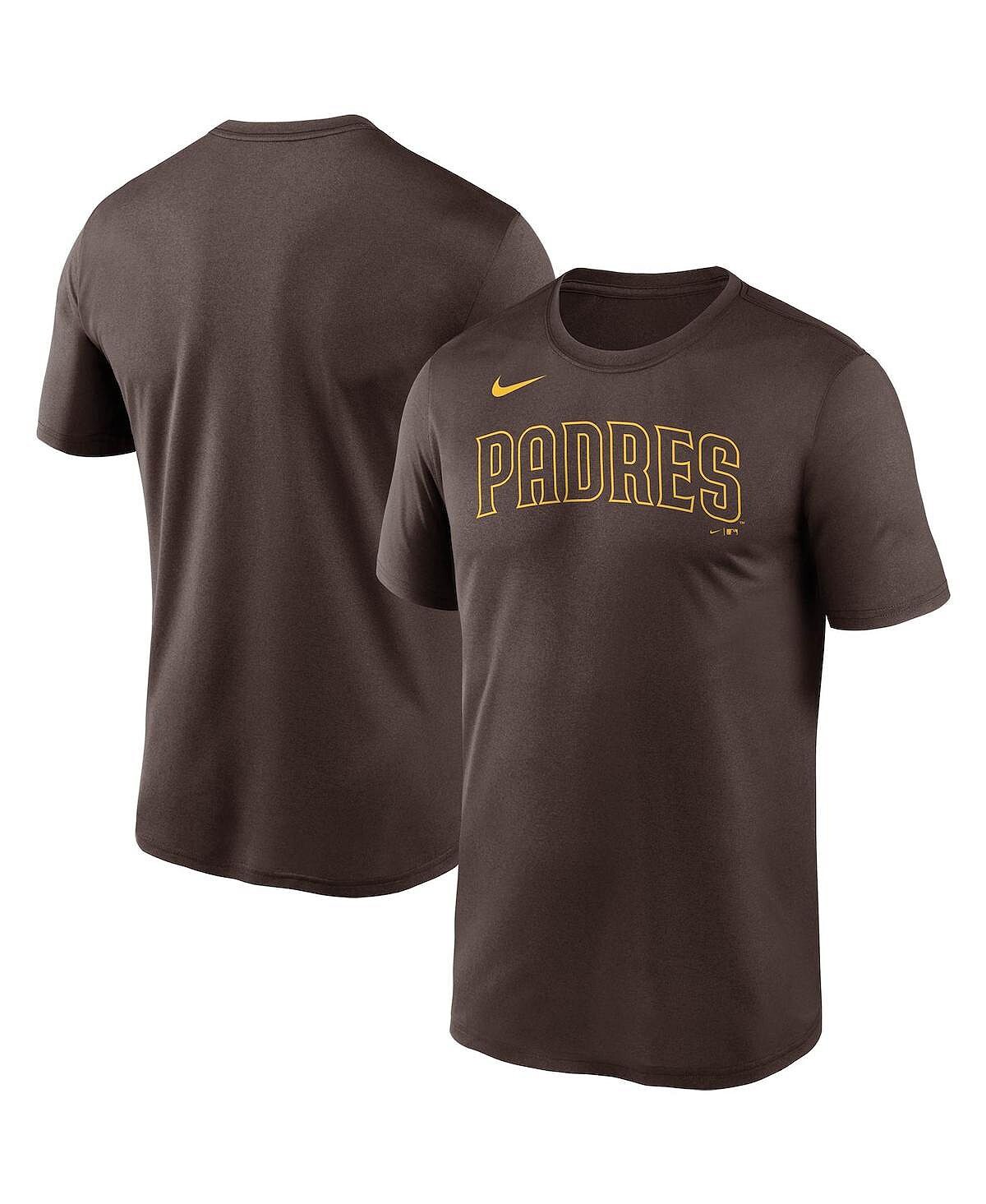 

Мужская коричневая футболка san diego padres с надписью legend Nike, коричневый