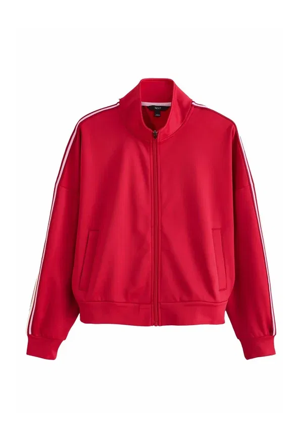Куртка с контрастными полосками Regular fit - retro with contrast piping Next, красный