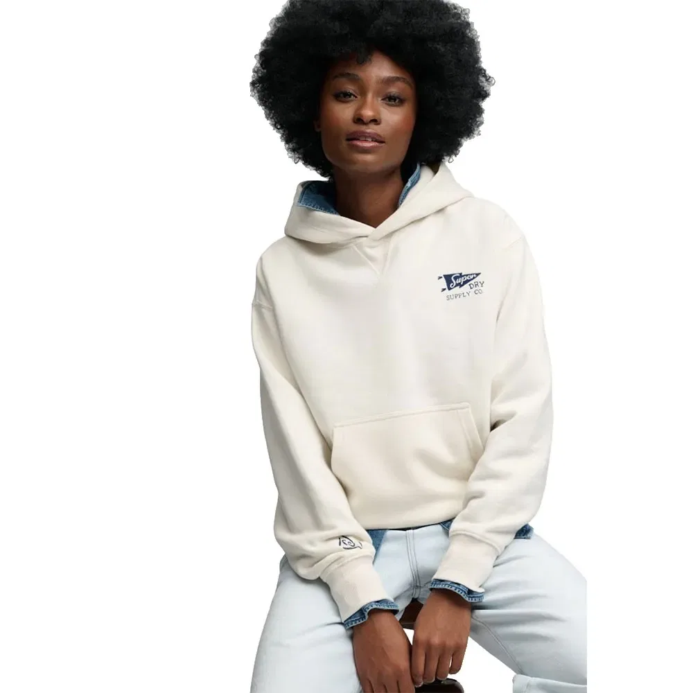 Худи Heritage Hamptons Superdry, бежевый — фото 4