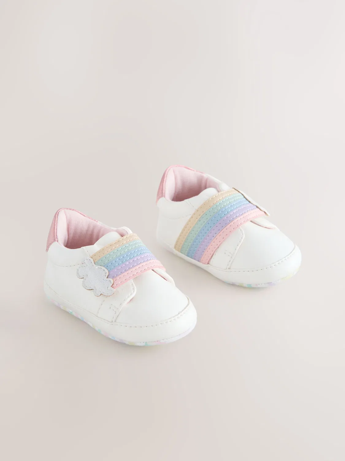 Кроссовки для малышей Rainbow Next, Белая радуга