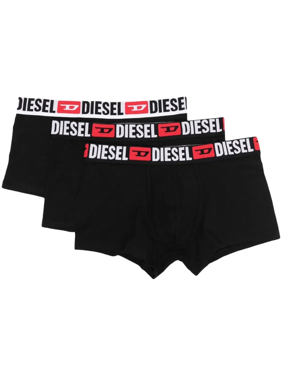 Diesel Трусы-боксеры Umbx-Damien - черные, набор 3