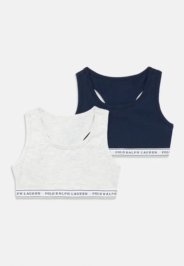 Бюстгальтер хлопковый 2 pack Polo Ralph Lauren, темно-синий