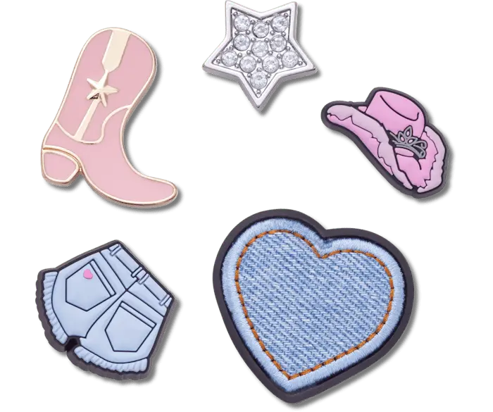 

Джиббитсы Denim Cowgirl 5 Pack Crocs