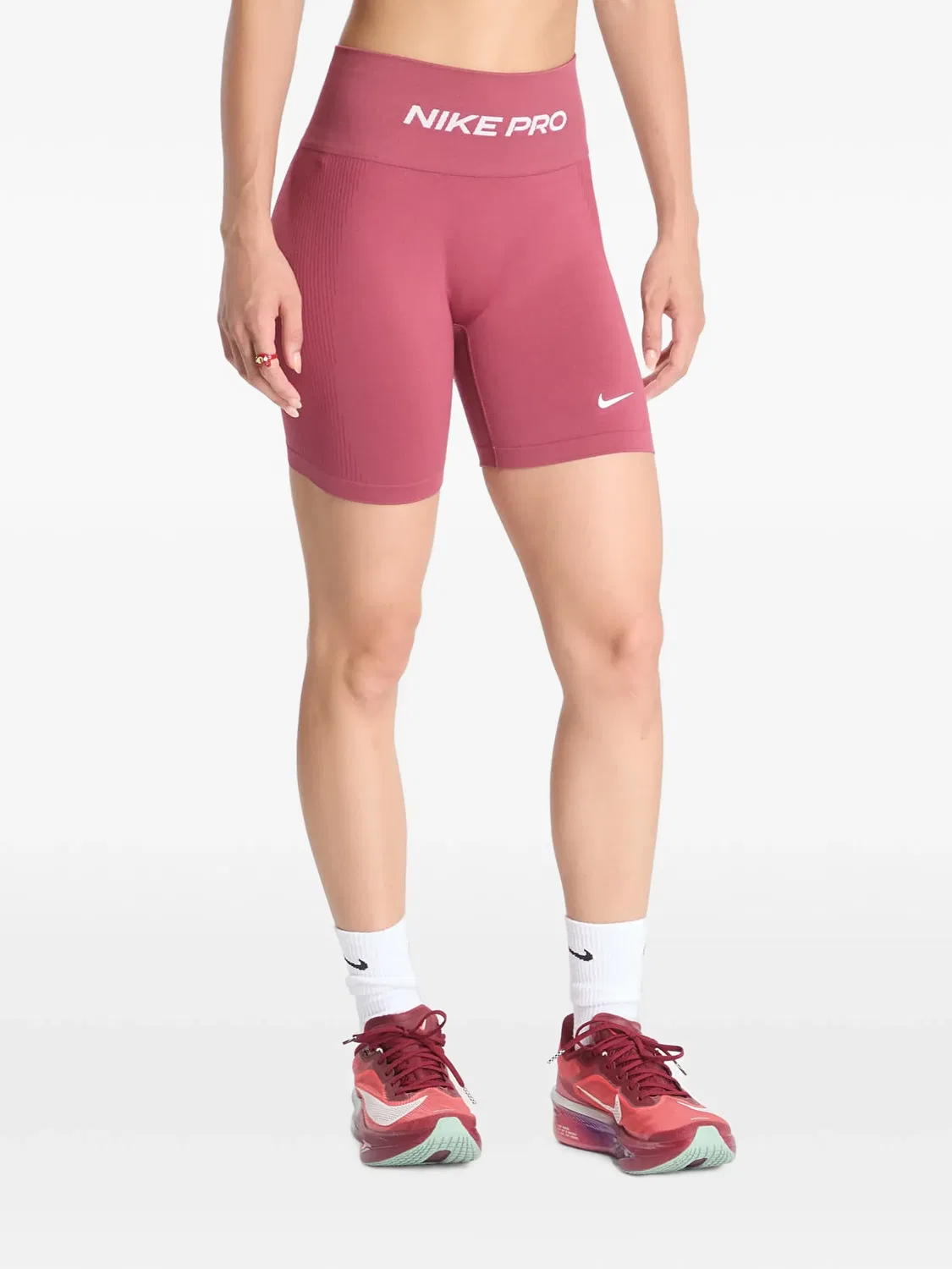 Шорты Pro розовые бесшовные Nike, розовый