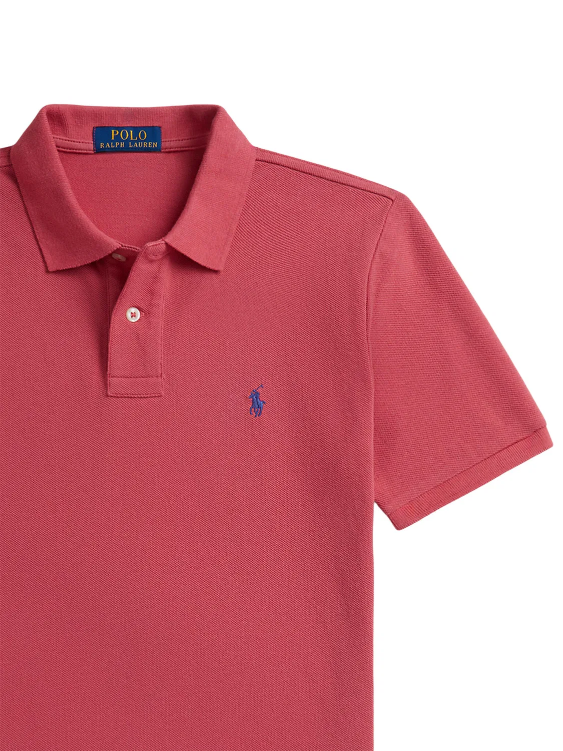 Поло стандартного кроя для мальчика Polo Ralph Lauren, красный — фото 3