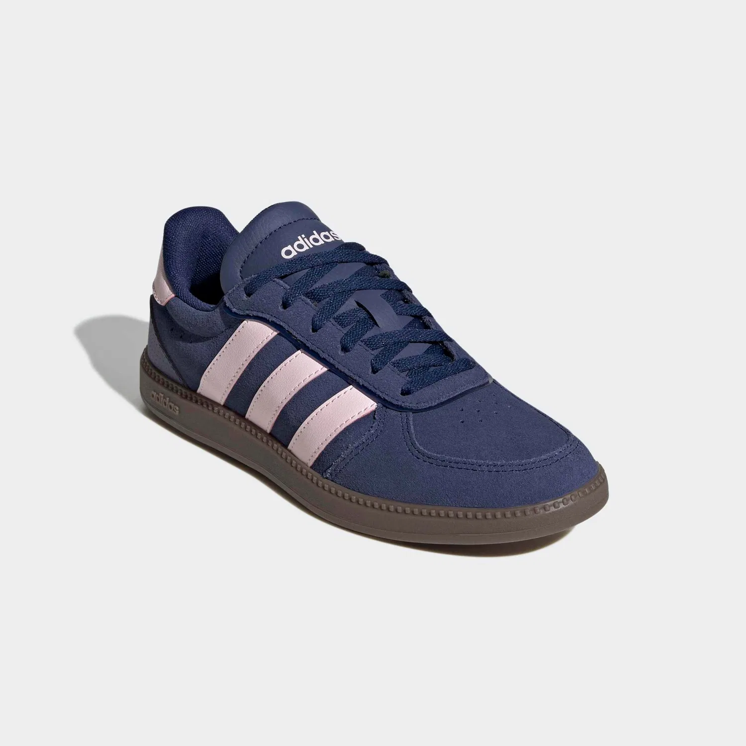 Детские кроссовки с тремя полосками Adidas, Dark Blue/Clear Pink