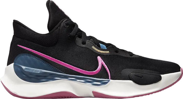 

Кроссовки Nike Renew Elevate 3 'Black Desert Berry', черный