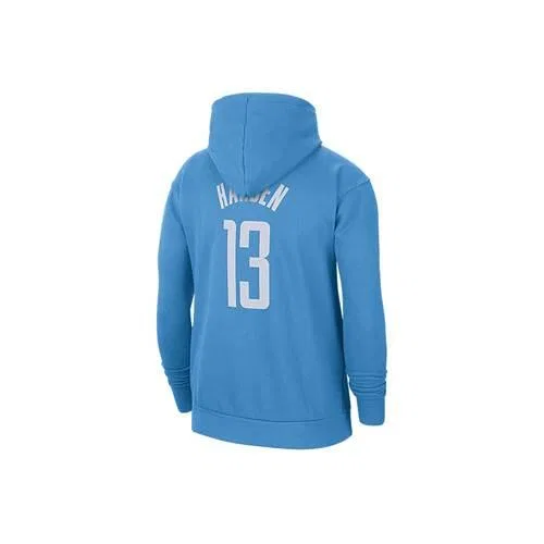 Мужской худи с капюшоном Nike NBA Houston Rockets James Harden City Edition Essential, Blau — фото 2