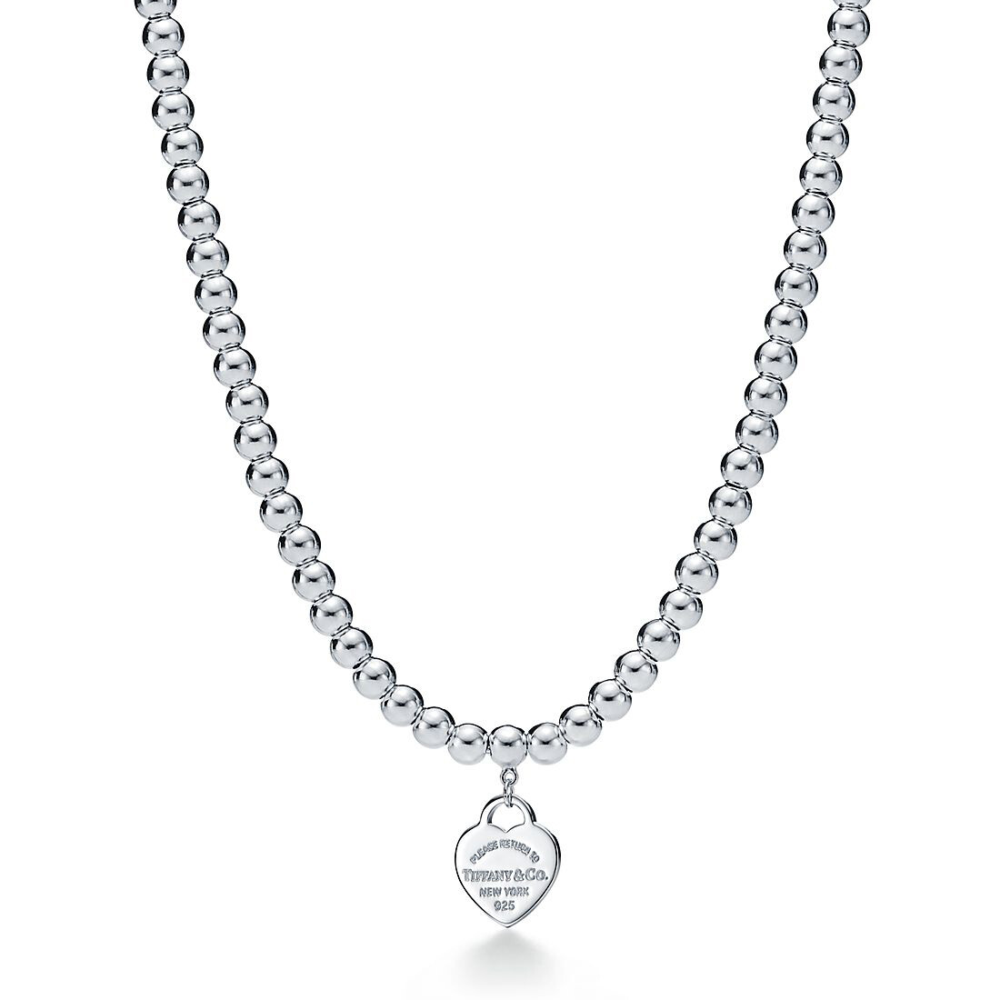 Колье Tiffany & Co. Return to Tiffany Bead, серебро — фото 2