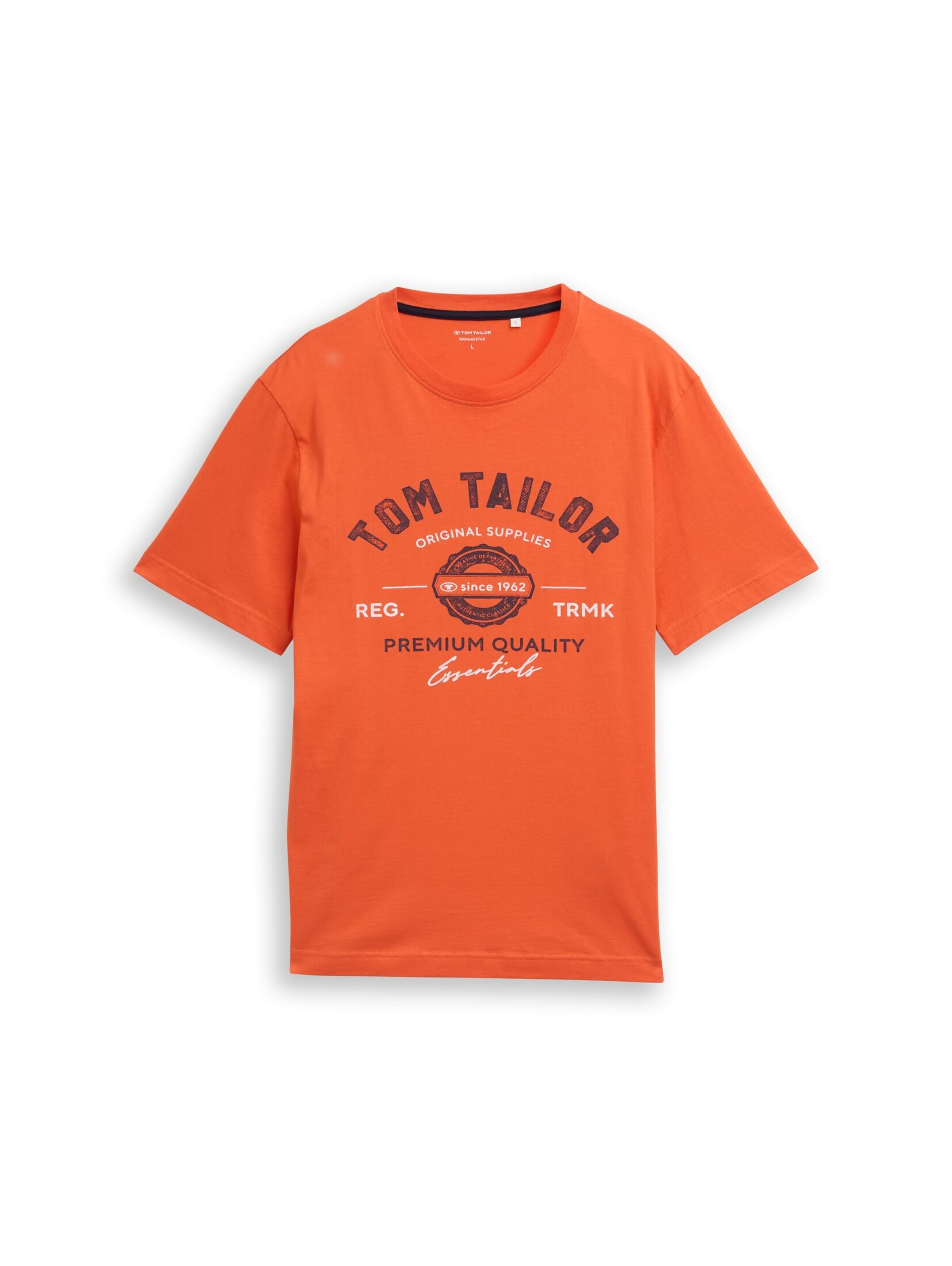 

TOM TAILOR Футболка в цвете Orange Red