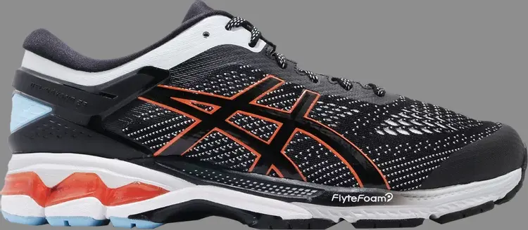

Кроссовки gel kayano 26 'black' Asics, черный