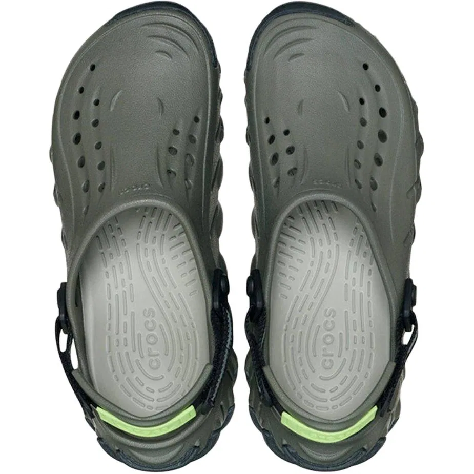 Детские сабо Crocs, Gray Olive — фото 4