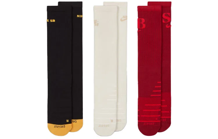 Детские носки Nike 3 пары, Black/Red/White