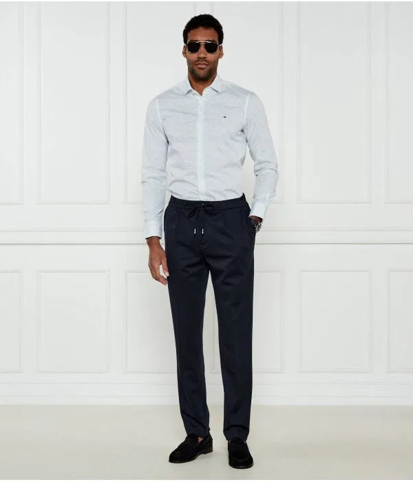 Мужская рубашка с принтом Floral Slim Fit Tommy Hilfiger, белый — фото 2