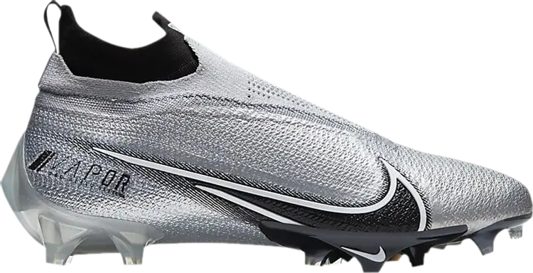 Бутсы Nike Vapor Edge Elite 360 Flyknit 'Platinum Grey', серебряный — фото 2