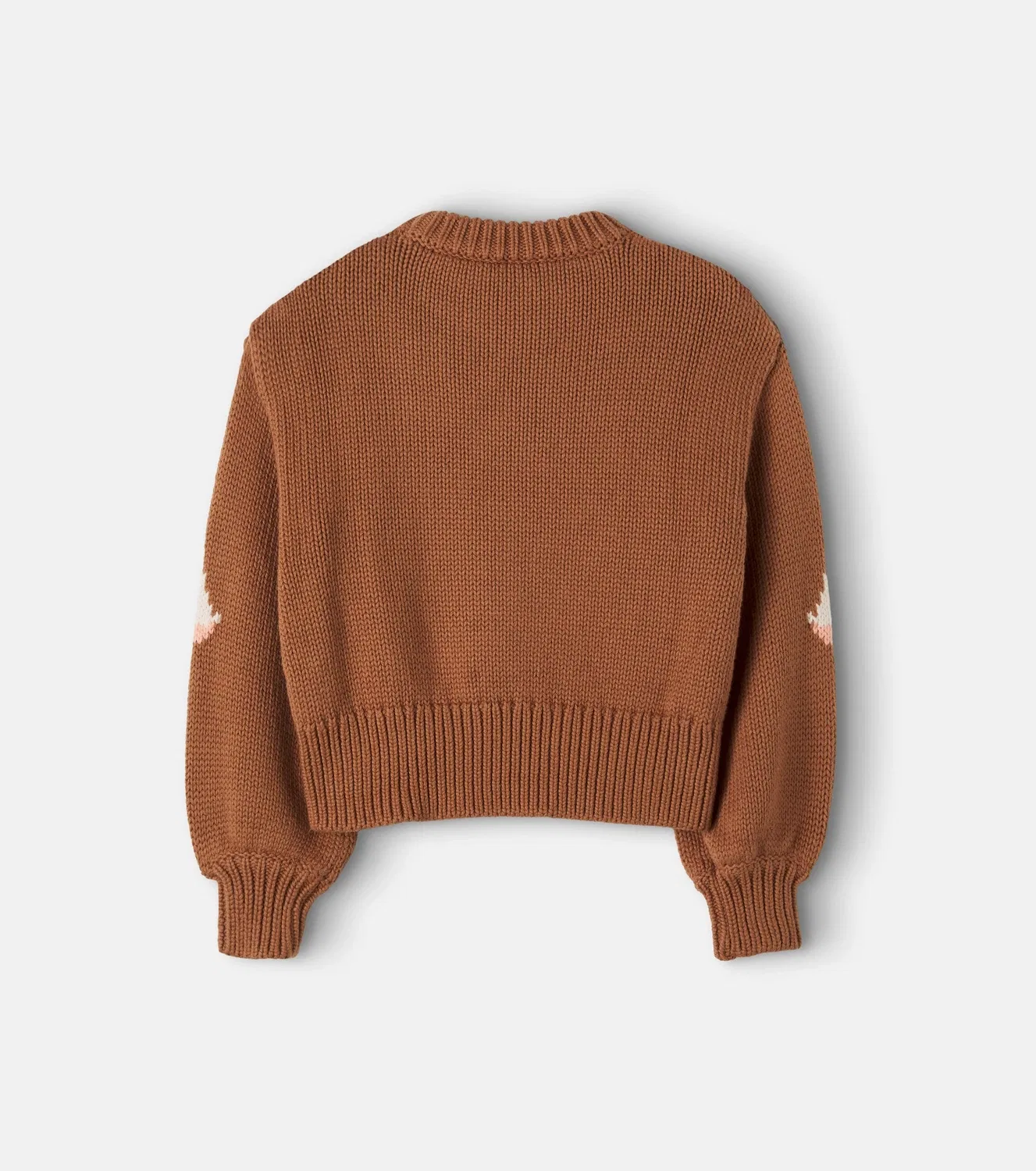 Свитер с интарсией Chloé Kids, фиолетовый — фото 3