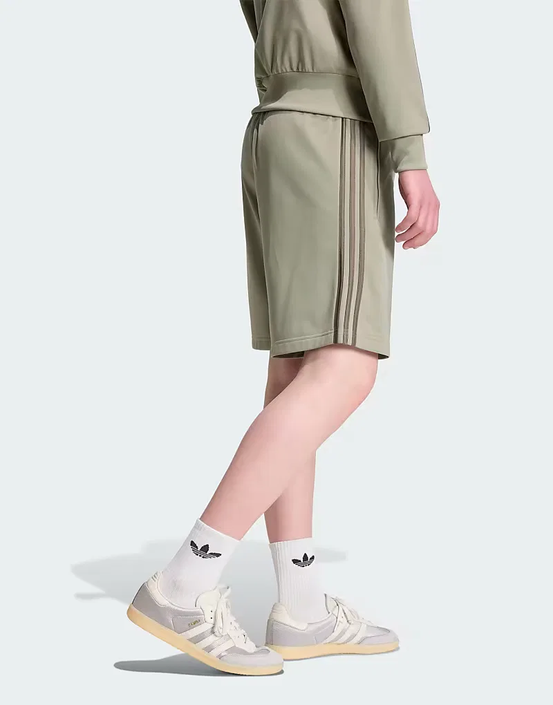 Шорты Adidas Originals Firebird серебристая галька — фото 3