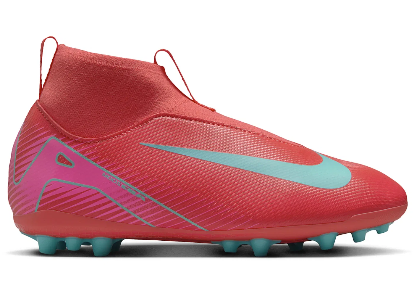 Детские бутсы Nike Mercurial Superfly 10 Academy AG, Ember Glow Aurora Green