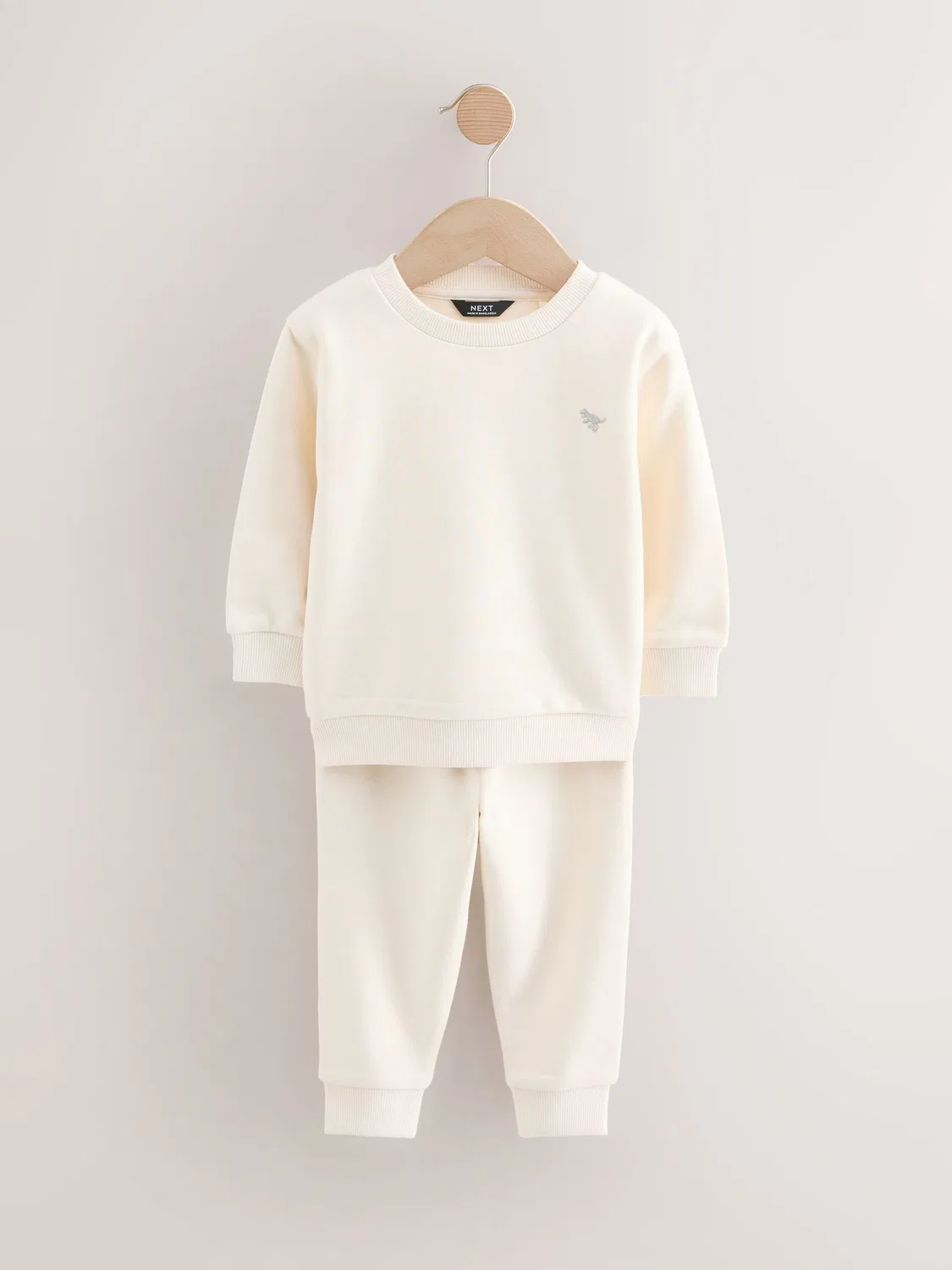 Комплект из толстовки и джоггеров, 2 шт Next, Off White/Cement — фото 4