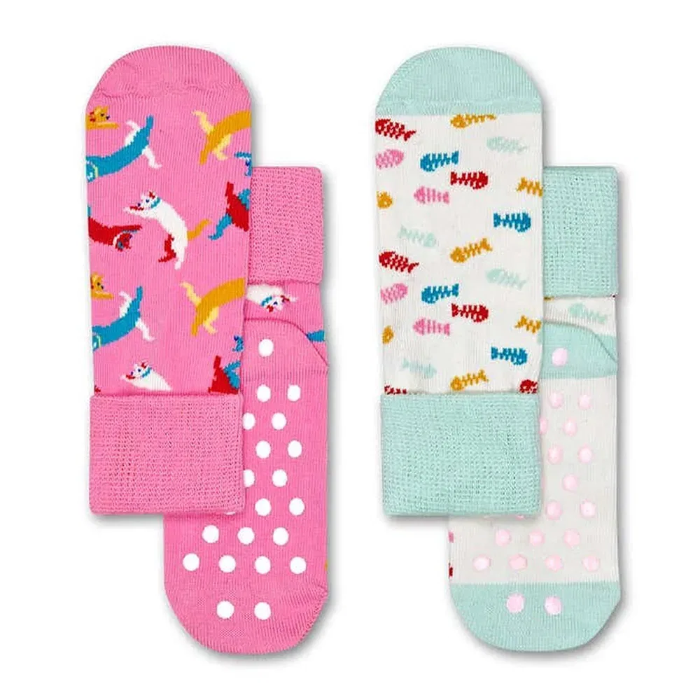 Носки противоскользящие Car 2 пары Happy Socks, белый