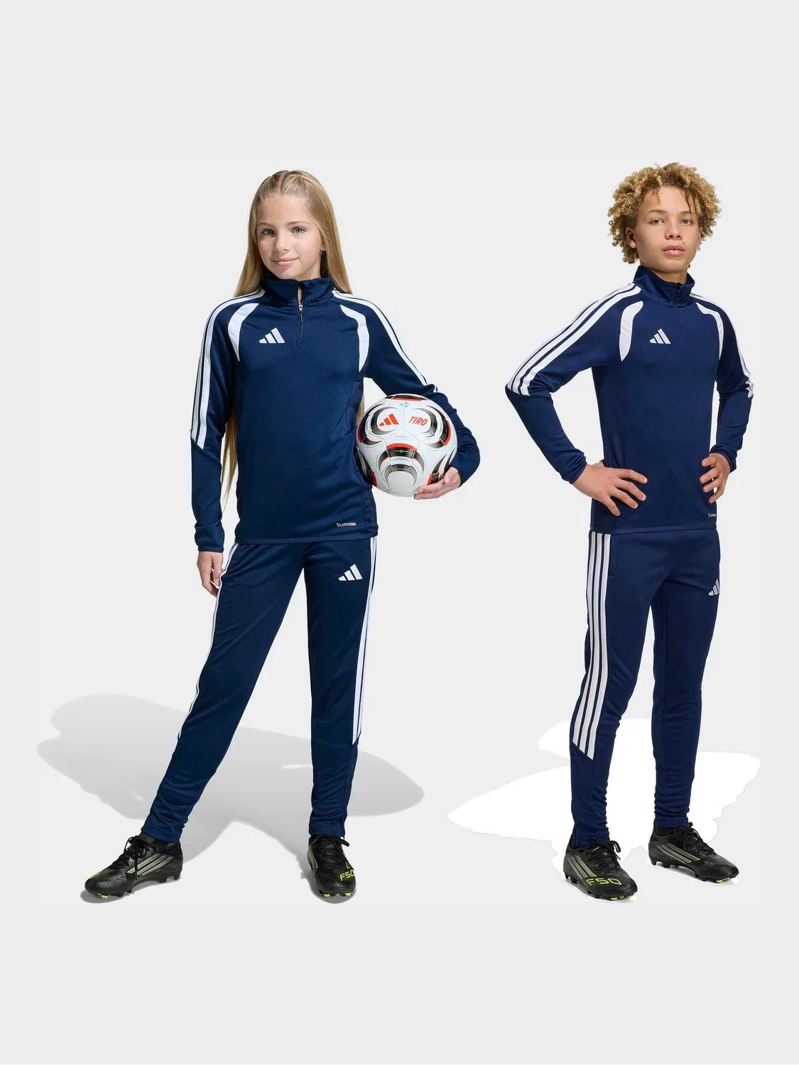 Тренировочные брюки Slim, Tiro 26 League adidas, синие — фото 2